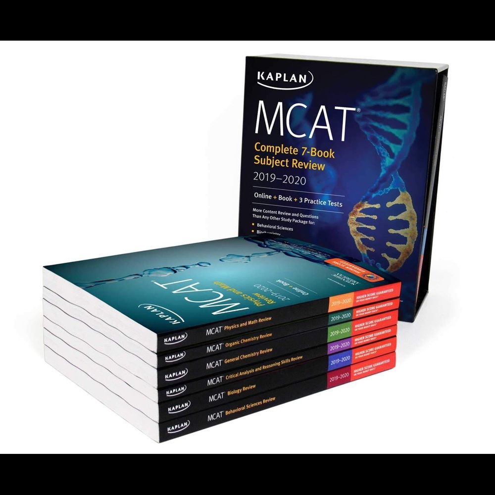 Mcat 2019-2019 Complete 7 book + NOTE CARDS